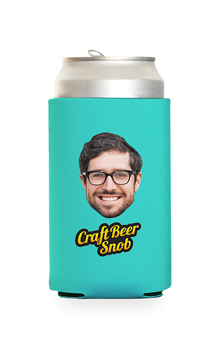 Custom Craft Beer Snob Can Cooler