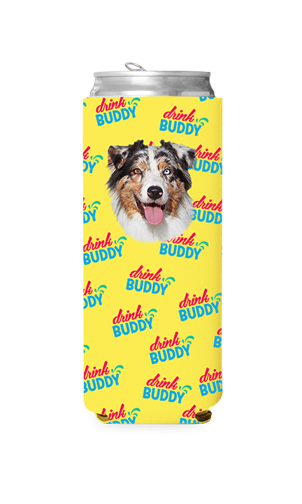 Custom Drink Buddy Logo Can Cooler