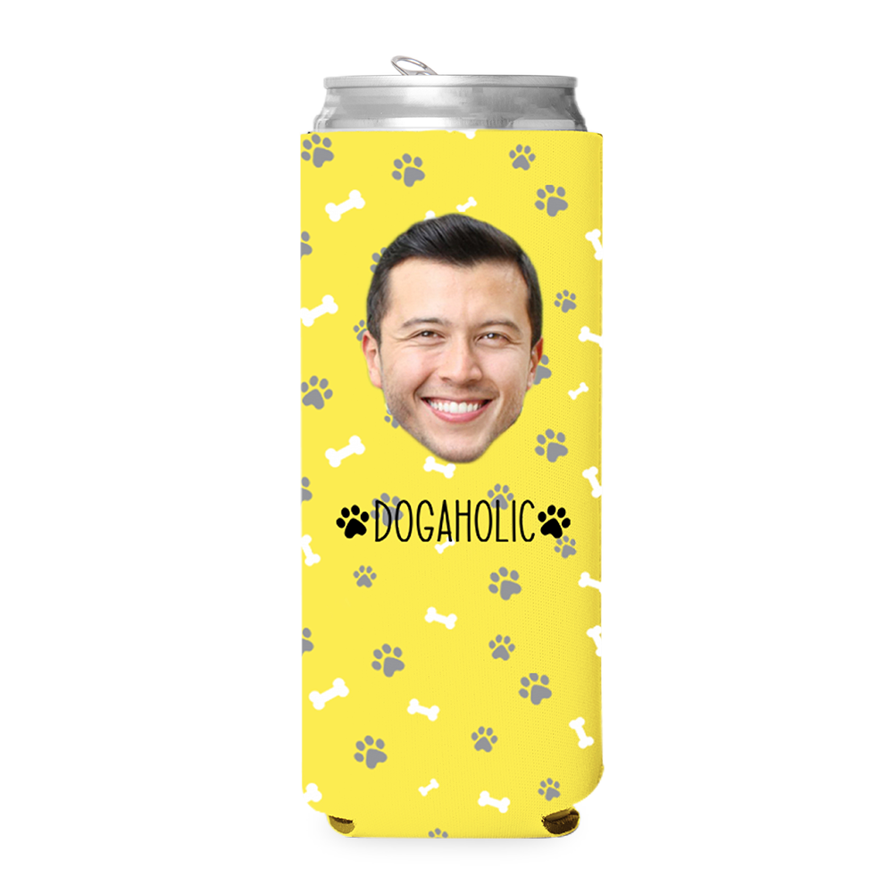 Custom Dogaholic Can Cooler
