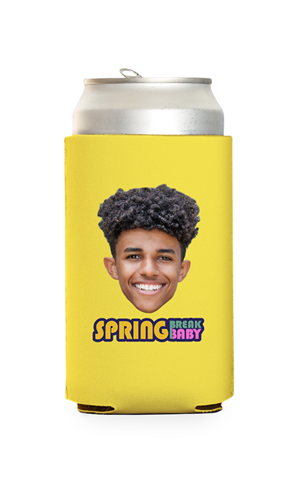 Custom Spring Break Baby Can Cooler