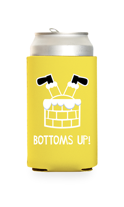 Bottoms Up Predesigned Can Cooler