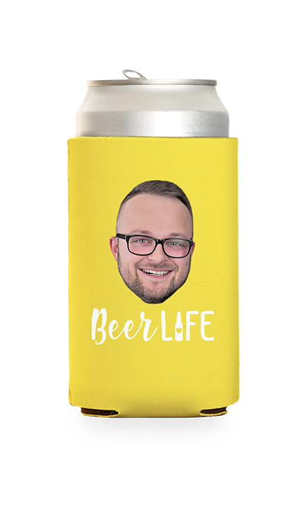 Custom Beer Life Can Cooler