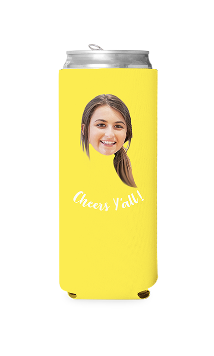 Custom Cheers Y'all Can Cooler