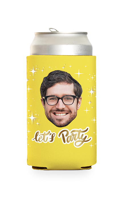 Custom Let's Party Can Cooler
