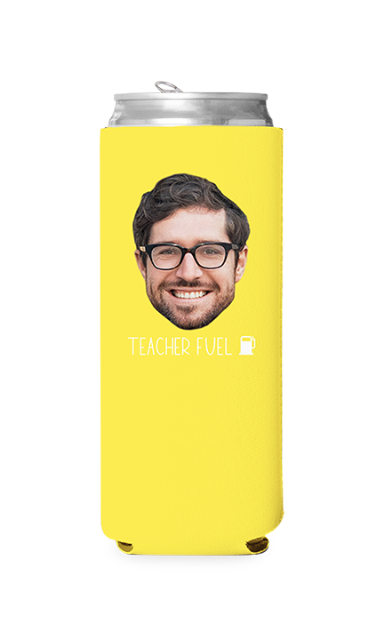 Custom Teacher Fuel Can Cooler