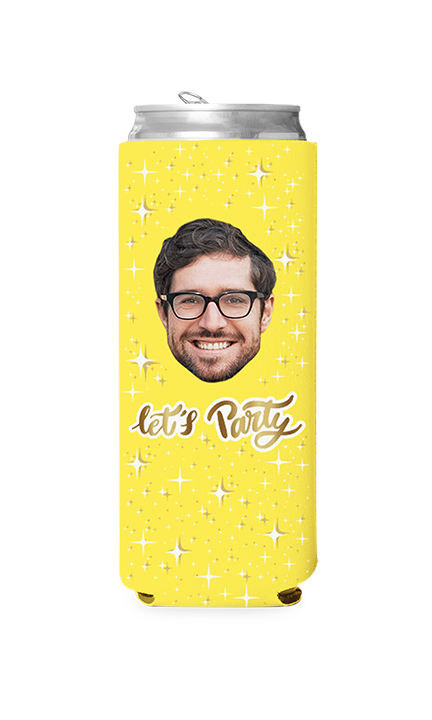 Custom Let's Party Can Cooler