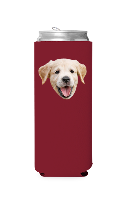 Custom Solid Color Can Cooler