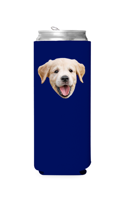 Custom Solid Color Can Cooler