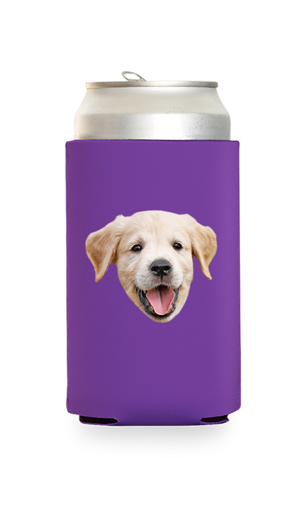 Custom Solid Color Can Cooler