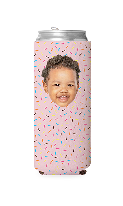 Custom Sprinkles Can Cooler