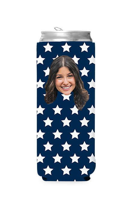 Custom American Stars Can Cooler