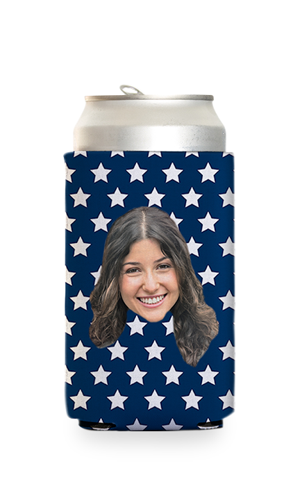 Custom American Stars Can Cooler