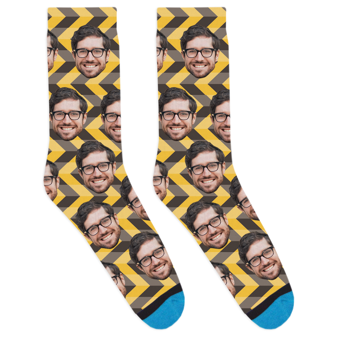 Custom Stripe Zag Socks