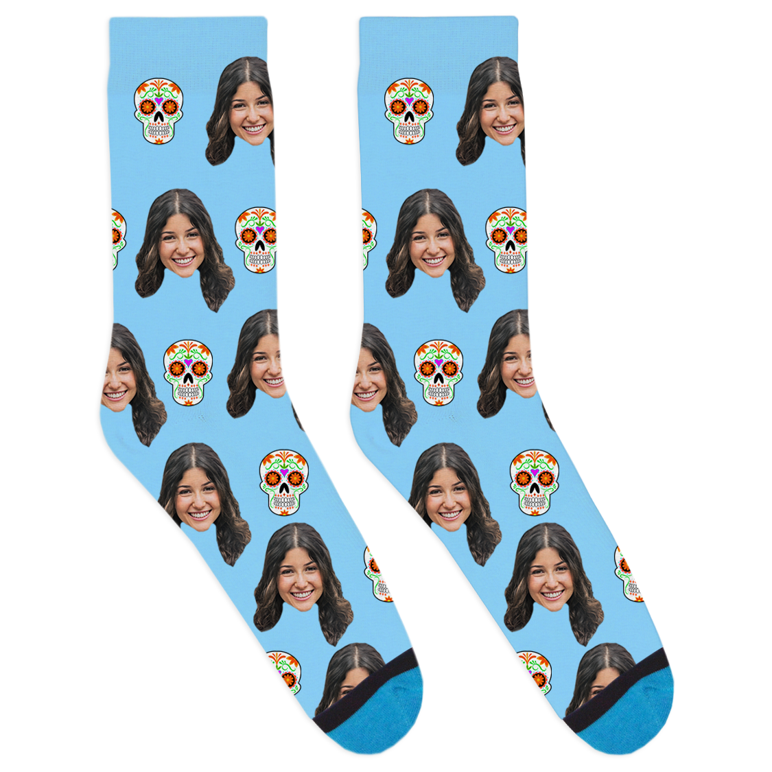 Custom Sugar Skulls Socks