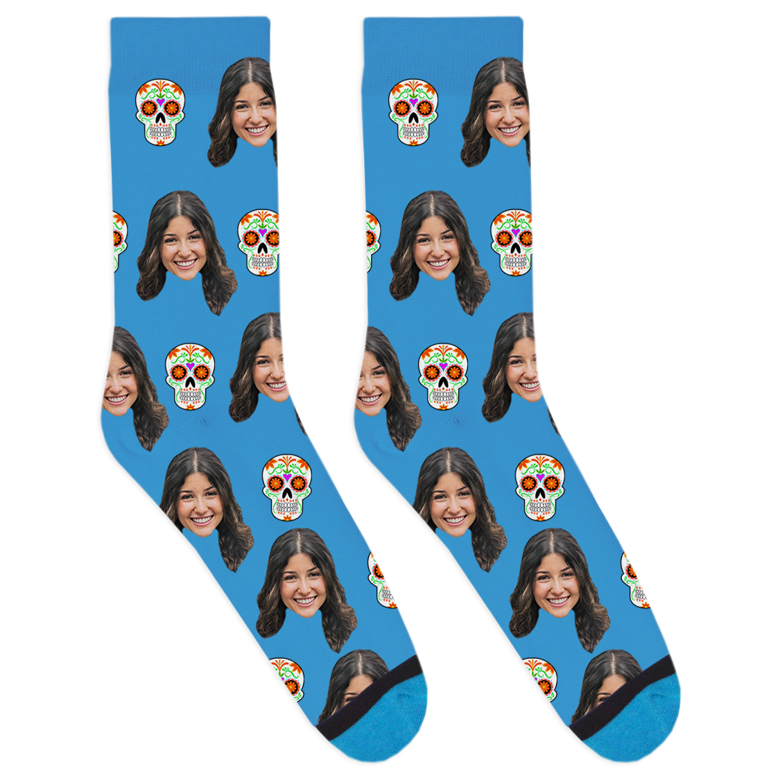 Custom Sugar Skulls Socks