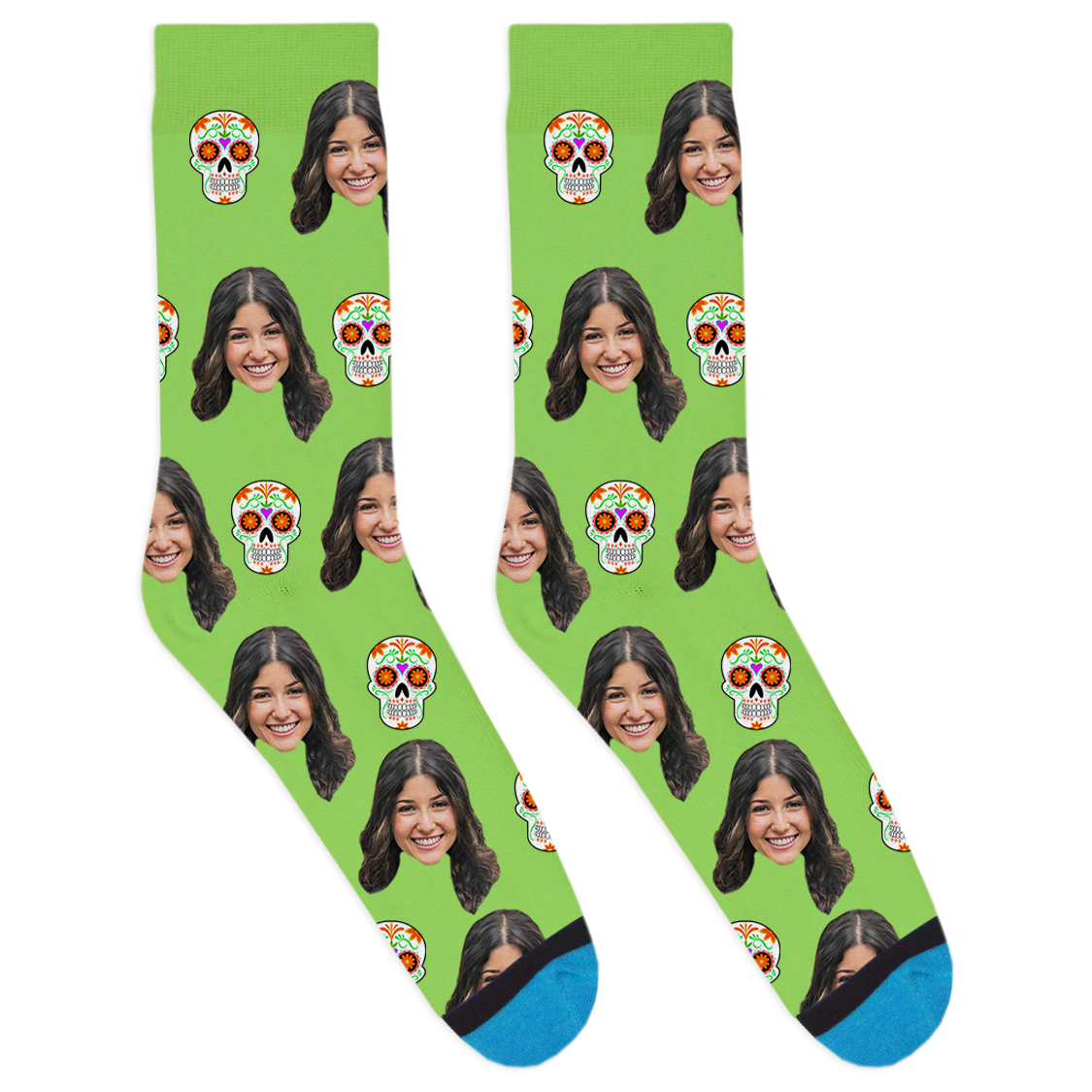 Custom Sugar Skulls Socks