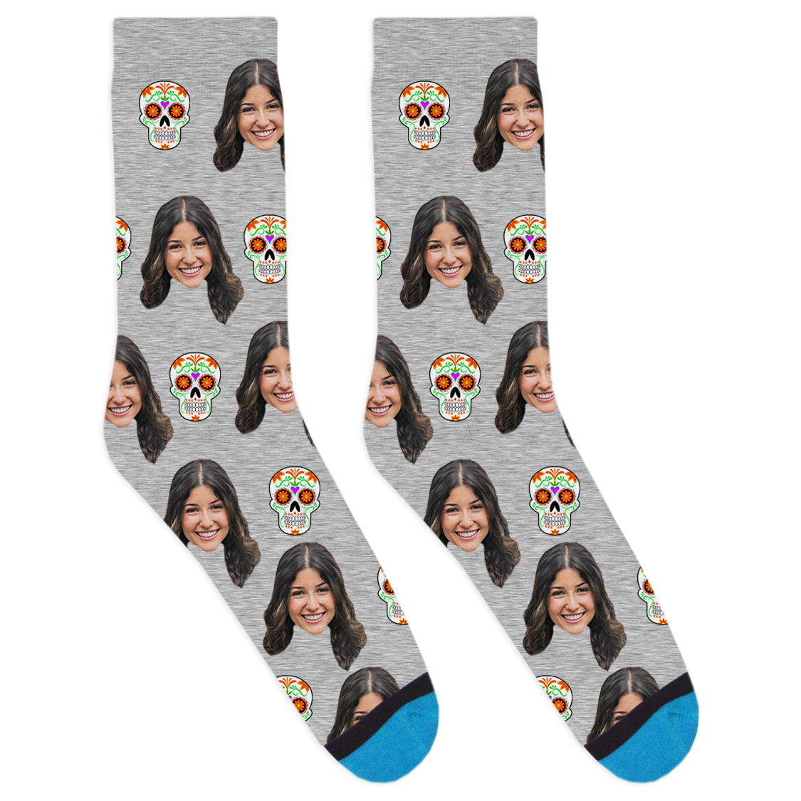 Custom Sugar Skulls Socks