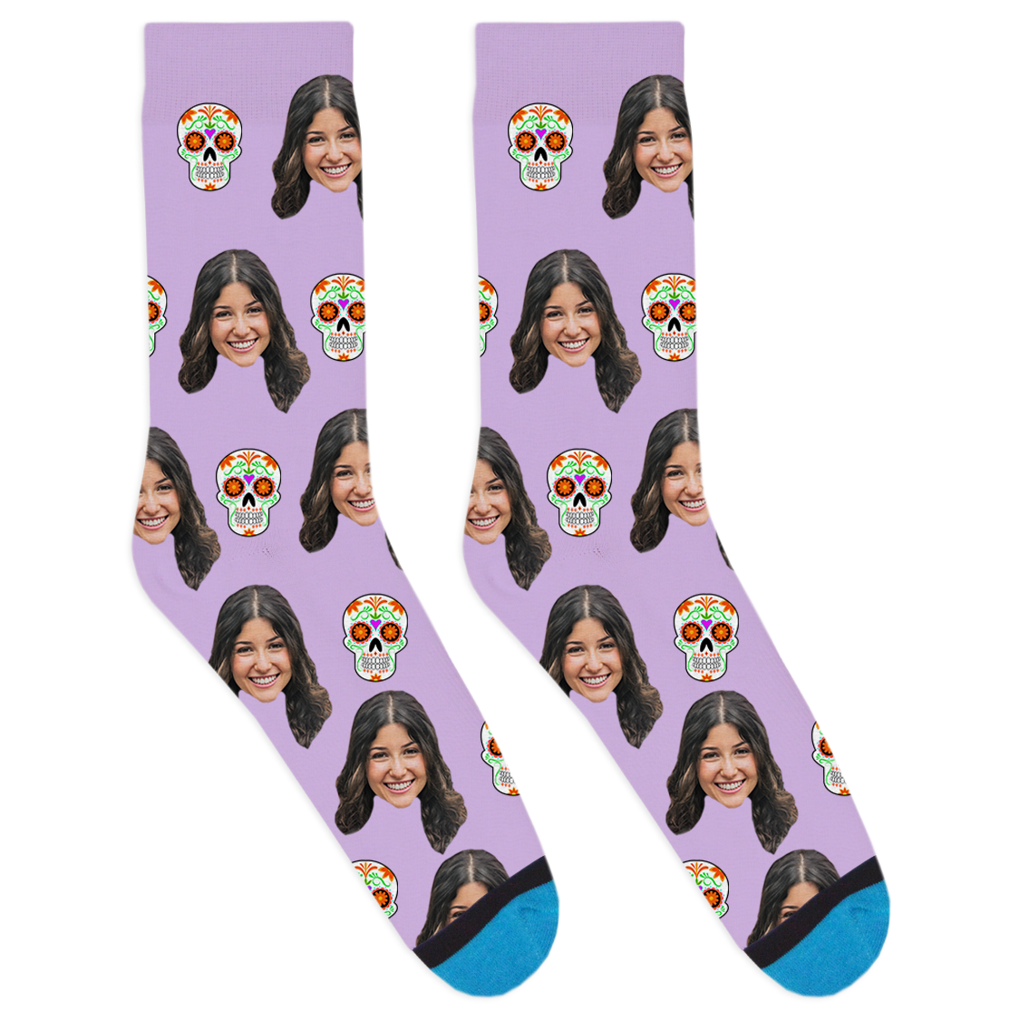 Custom Sugar Skulls Socks