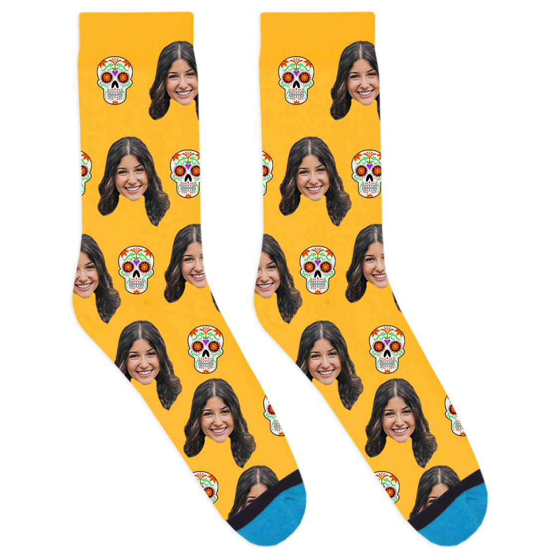 Custom Sugar Skulls Socks