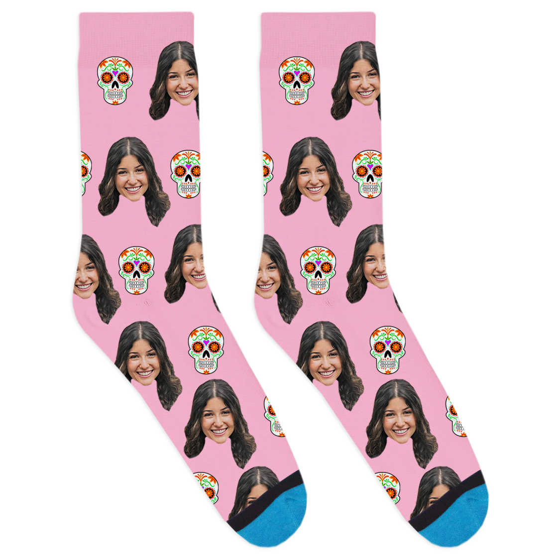 Custom Sugar Skulls Socks