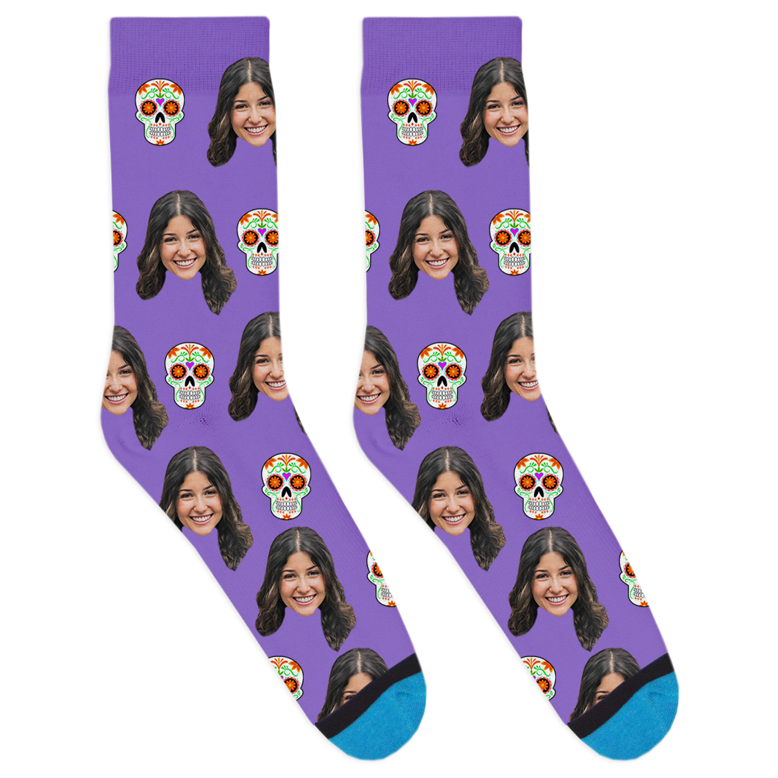 Custom Sugar Skulls Socks