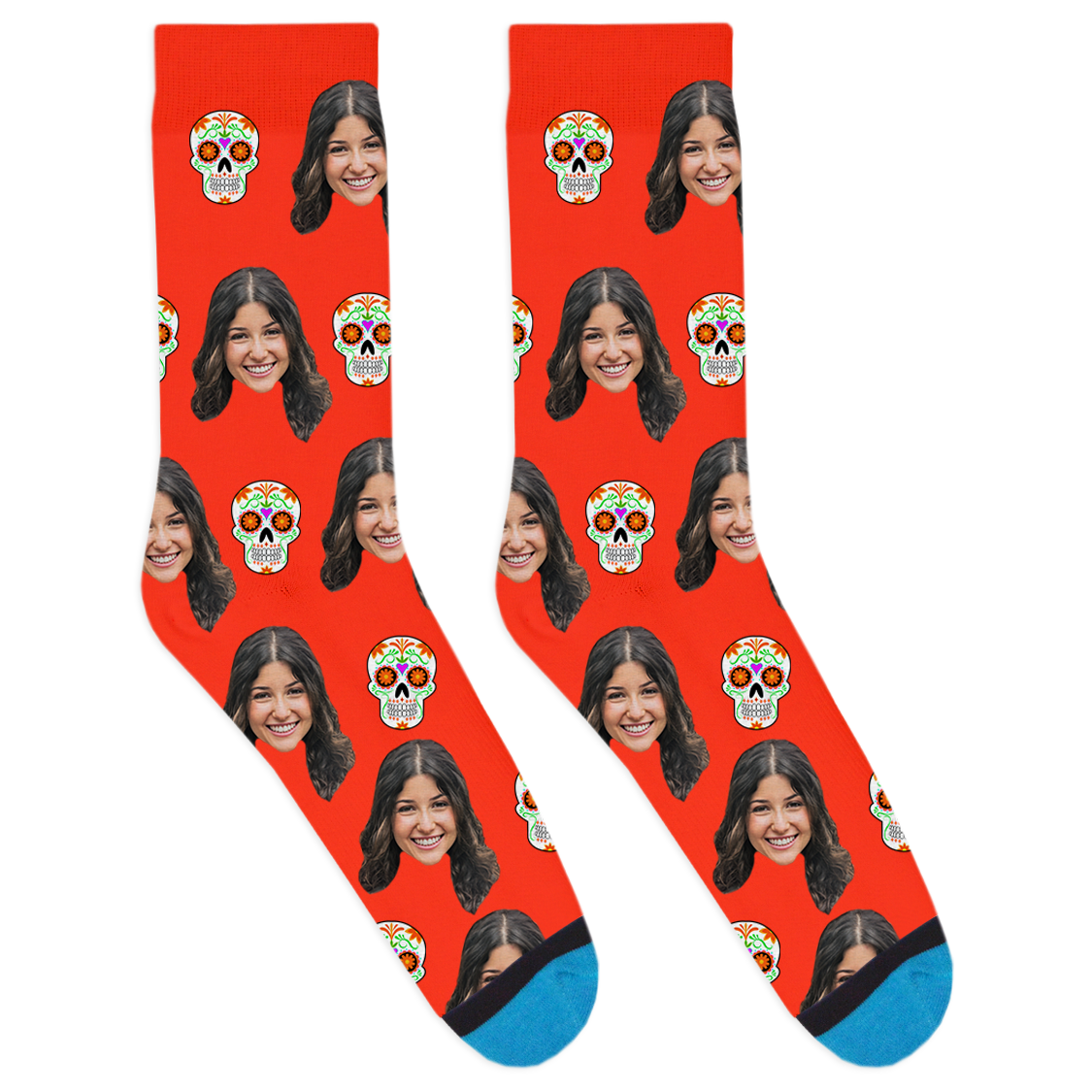 Custom Sugar Skulls Socks