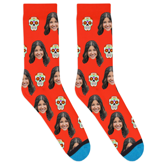 Custom Sugar Skulls Socks