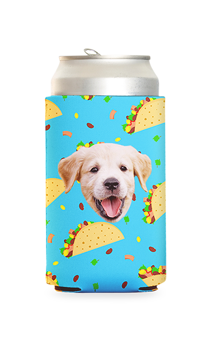 Custom Tacos Can Cooler