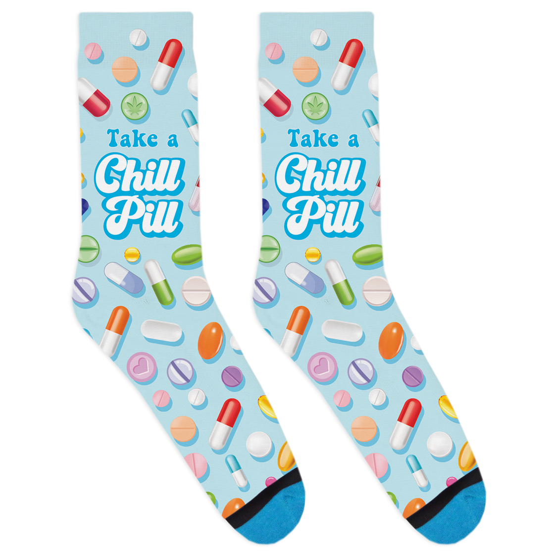 Take a Chill Pill Socks