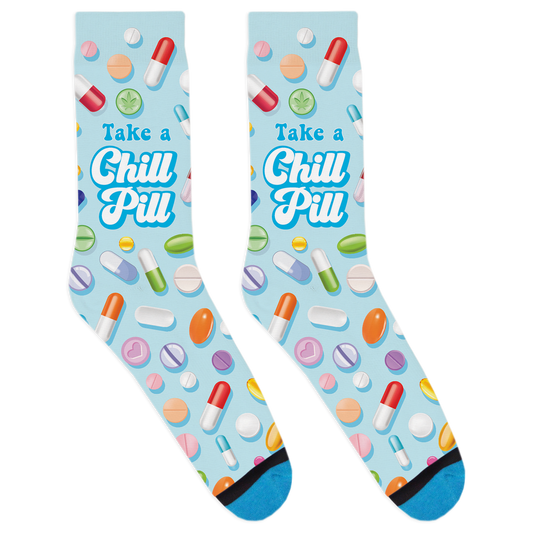 Take a Chill Pill Socks