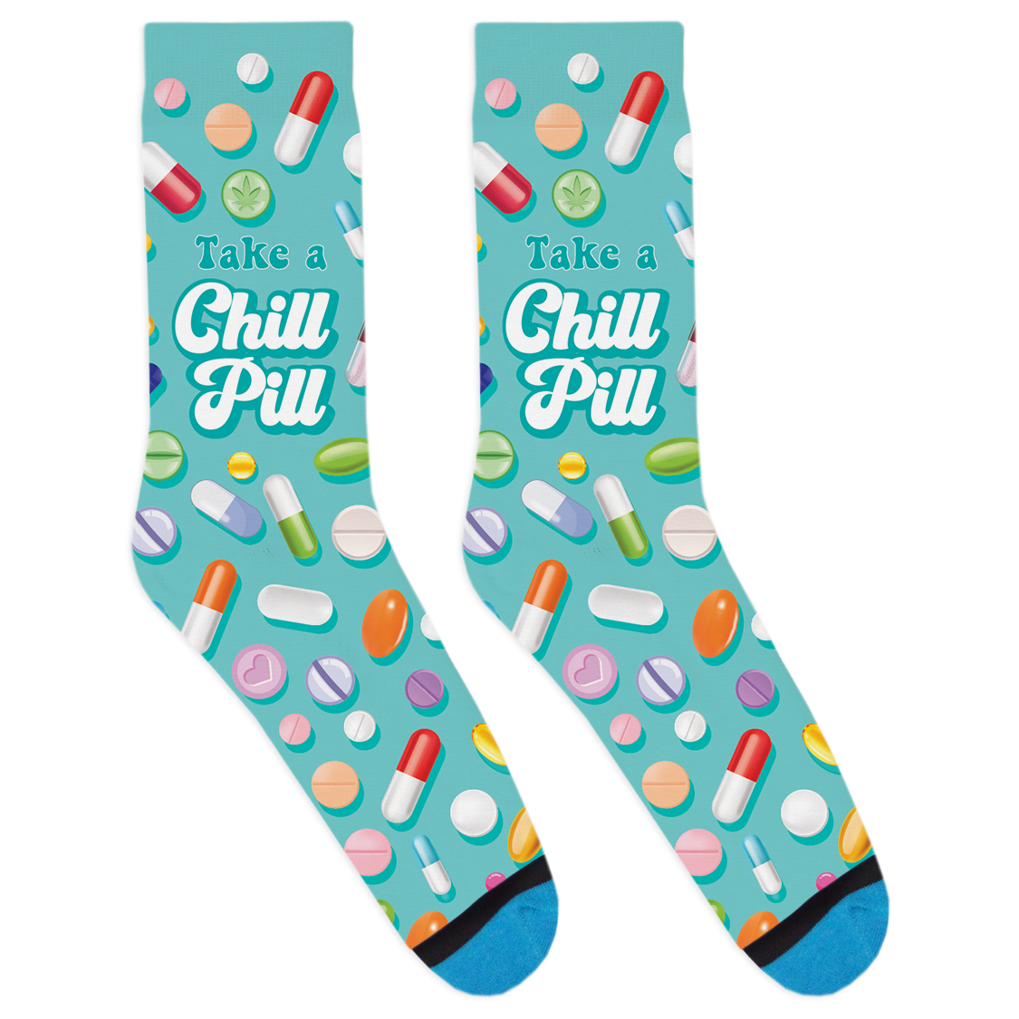 Take a Chill Pill Socks