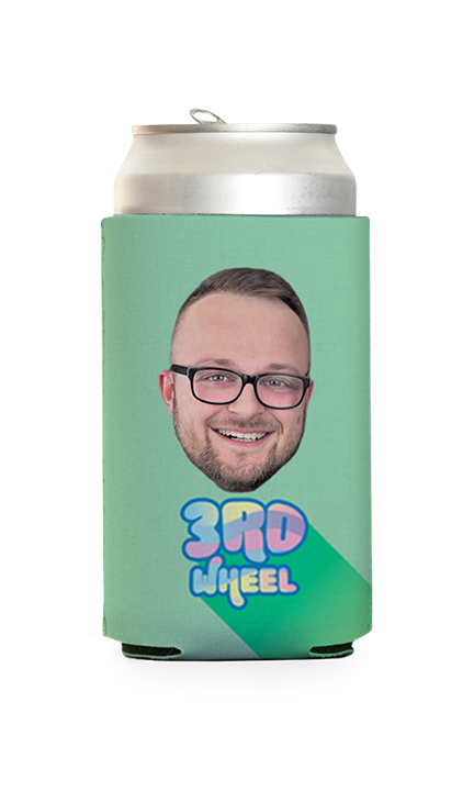 Custom Third Wheel Can Cooler