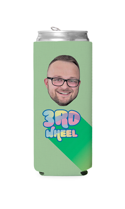 Custom Third Wheel Can Cooler