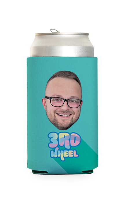 Custom Third Wheel Can Cooler