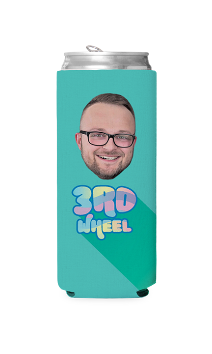 Custom Third Wheel Can Cooler