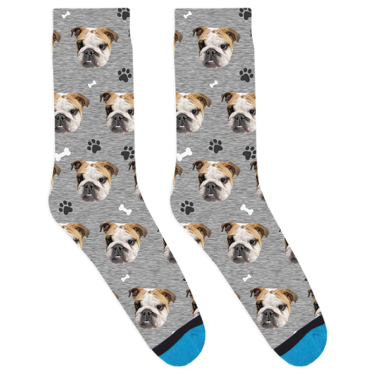 Trevino's Bulldogs Socks