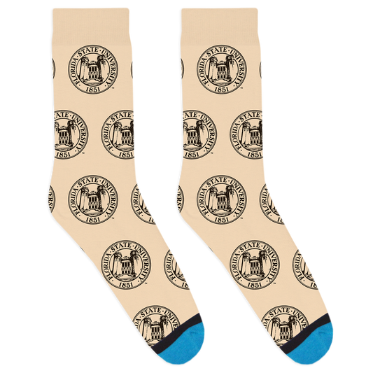University Emblem Socks