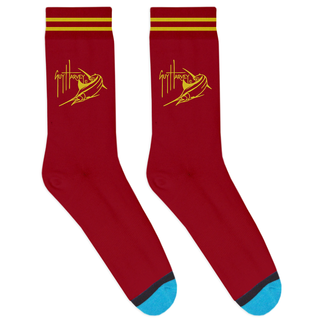 Guy Harvey Collection: Marlin Logo Maroon