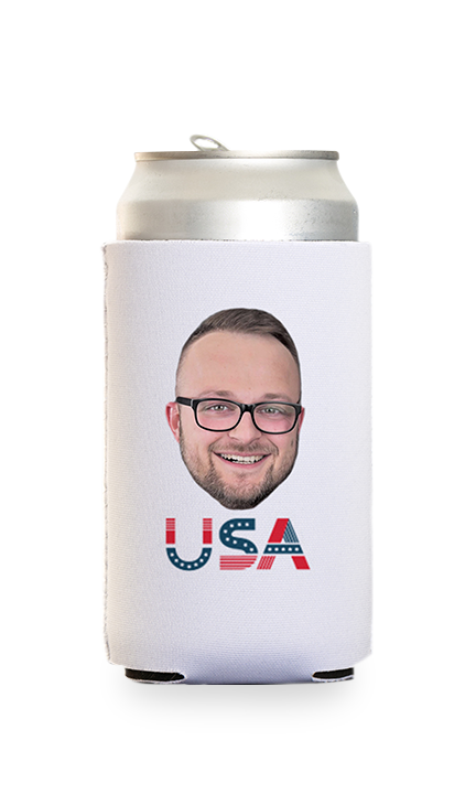 Custom USA Can Cooler