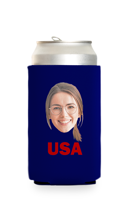 Custom USA Can Cooler