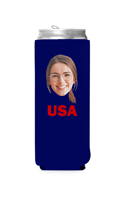 Custom USA Can Cooler