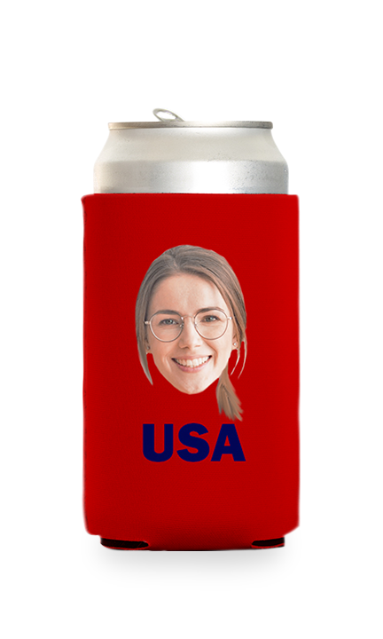 Custom USA Can Cooler