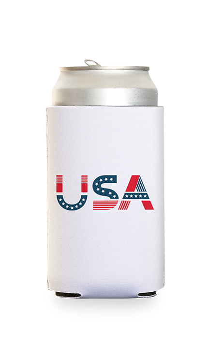 USA Predesigned Can Cooler