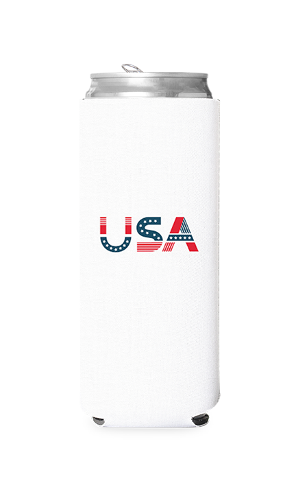 USA Predesigned Can Cooler