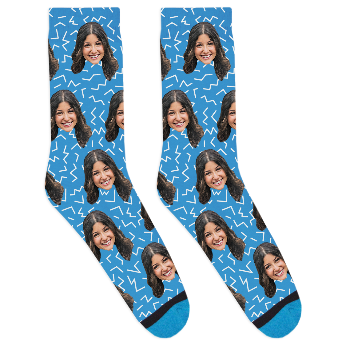 Custom Zigzag Socks