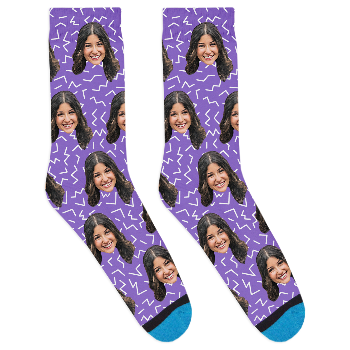 Custom Zigzag Socks