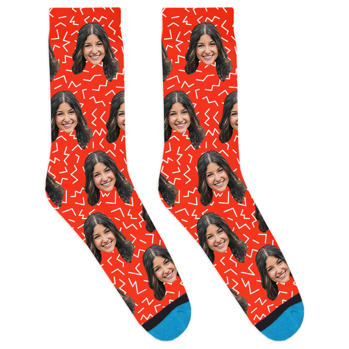 Custom Zigzag Socks
