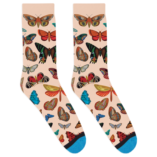 Vintage Butterflies Socks