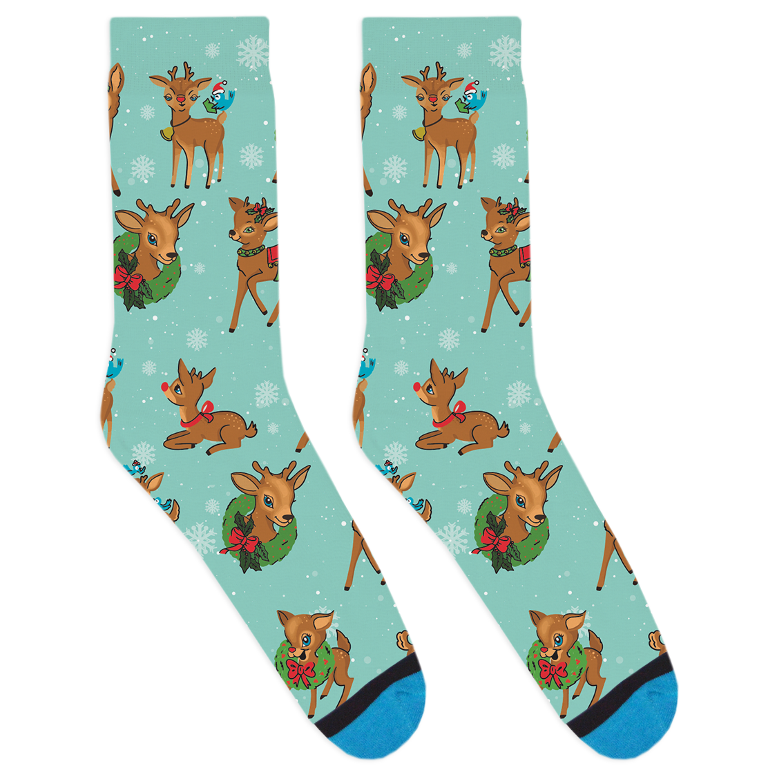 Vintage Reindeer Socks