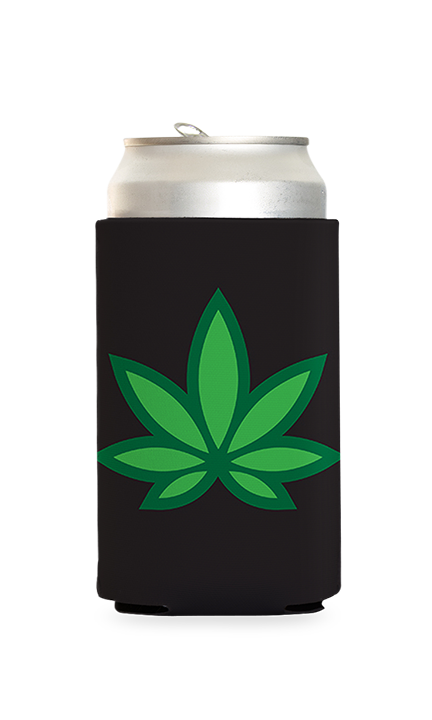 Weed Leaf Predesigned Can Cooler